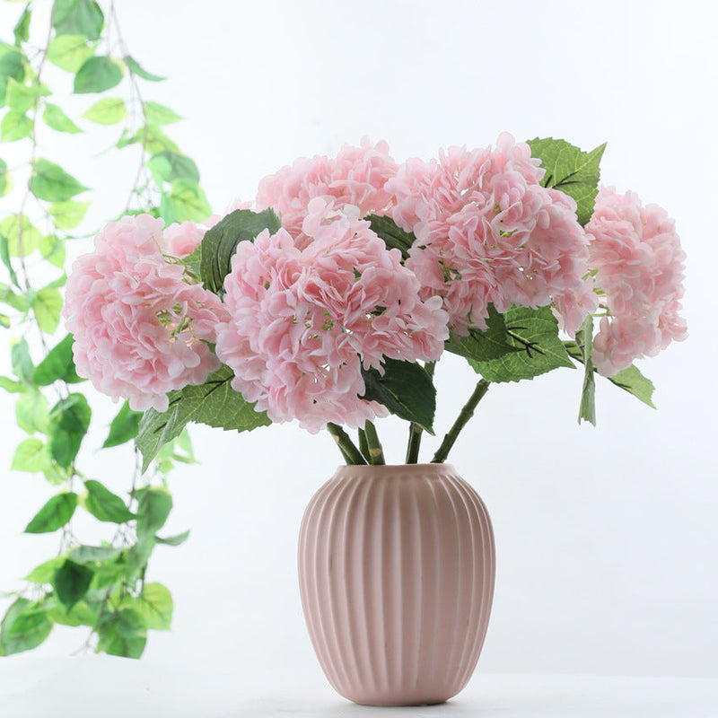 19 Inch Real Touch Hydrangea Stems, 20 Pcs Bulk Artificial Flowers for Floral Arrangements
