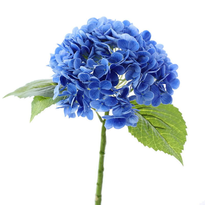 19 Inch Real Touch Hydrangea Stems, 20 Pcs Bulk Artificial Flowers for Floral Arrangements