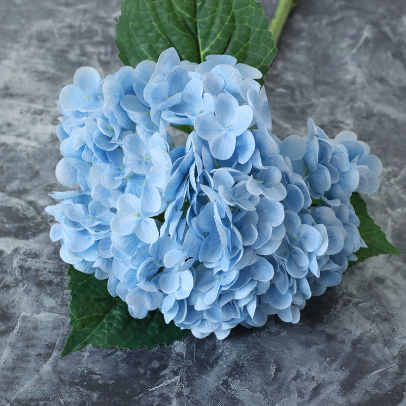 19 Inch Real Touch Hydrangea Stems, 20 Pcs Bulk Artificial Flowers for Floral Arrangements