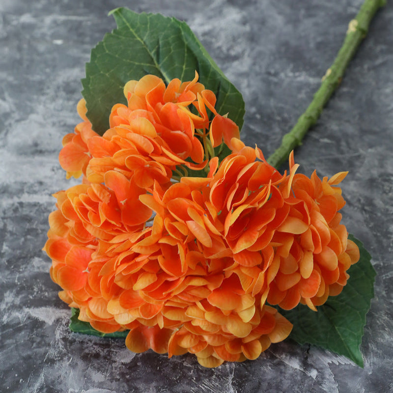 19 Inch Real Touch Hydrangea Stems, 20 Pcs Bulk Artificial Flowers for Floral Arrangements