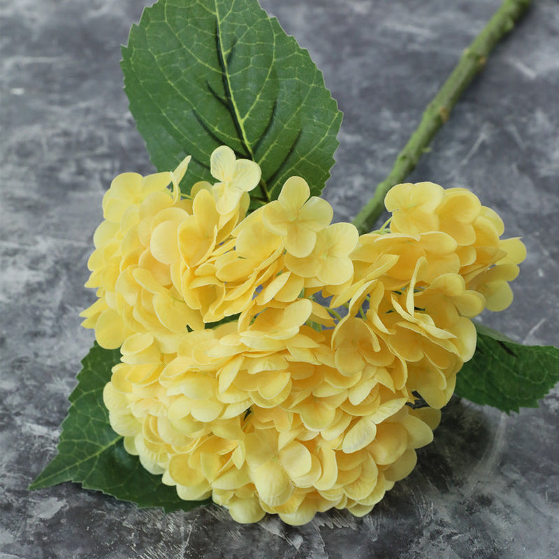 19 Inch Real Touch Hydrangea Stems, 20 Pcs Bulk Artificial Flowers for Floral Arrangements