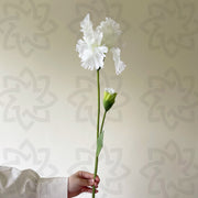 31 Inch Artificial Iris Flower Stem Silk Bulk Wholesale