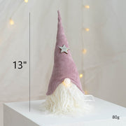 Light Up Christmas Faceless Gnome Doll Ornament, 12 Inch, Bulk Holiday Party Decoration, 6 Pcs