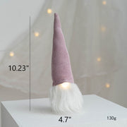 Light Up Christmas Faceless Gnome Doll Ornament, 12 Inch, Bulk Holiday Party Decoration, 6 Pcs