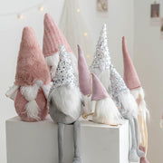 Light Up Christmas Faceless Gnome Doll Ornament, 12 Inch, Bulk Holiday Party Decoration, 6 Pcs