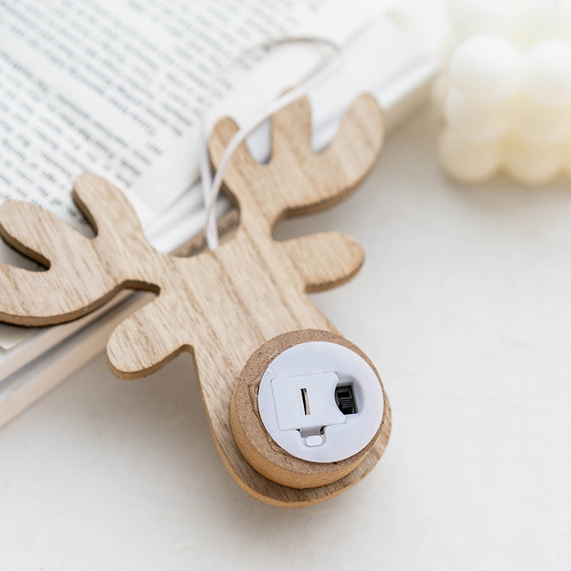 Light Up Snowman Elk Pendant LED Christmas Tree Hanging Ornament Christmas Party Decor Bulk Pack