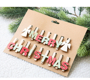 Mini Wooden Christmas Tree Photo Display Clips, 50 Pcs, Holiday Ornament Clothespins