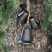 Natural Rattan Pine Cone Wreath with Bell 12 Inch Christmas Ornament Farmhouse Wall Hanging Indoor Outdoor Decor