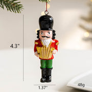 Nutcracker Soldier Doll Pendant Christmas Tree Hanging Ornament Holiday Party Decor Bulk Set