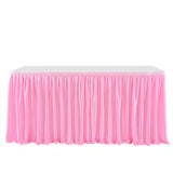 Bulk Polyester Ruffle Tutu Table Skirt for Rectangle Table Birthday Party Wedding Baby Shower Tables Decor Wholesale