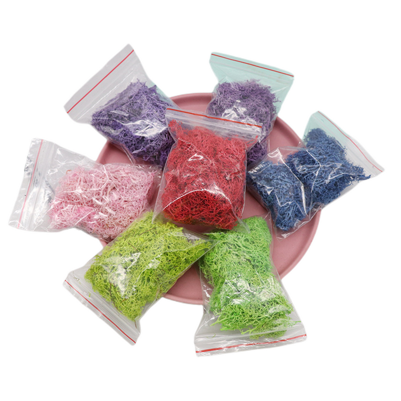 1.7 Ounce Preserved Moss for Crafts Vase Filler Table Centerpieces Fairy Garden Wedding Decor Bulk Quantity