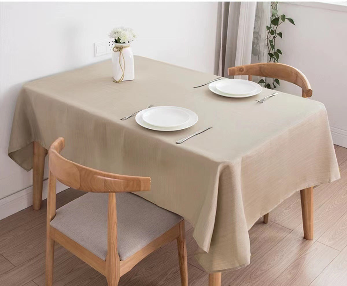 Bulk Rectangle Tablecloth Waterproof Fabric Decorative Table Cover for Dining Kitchen Wholesale