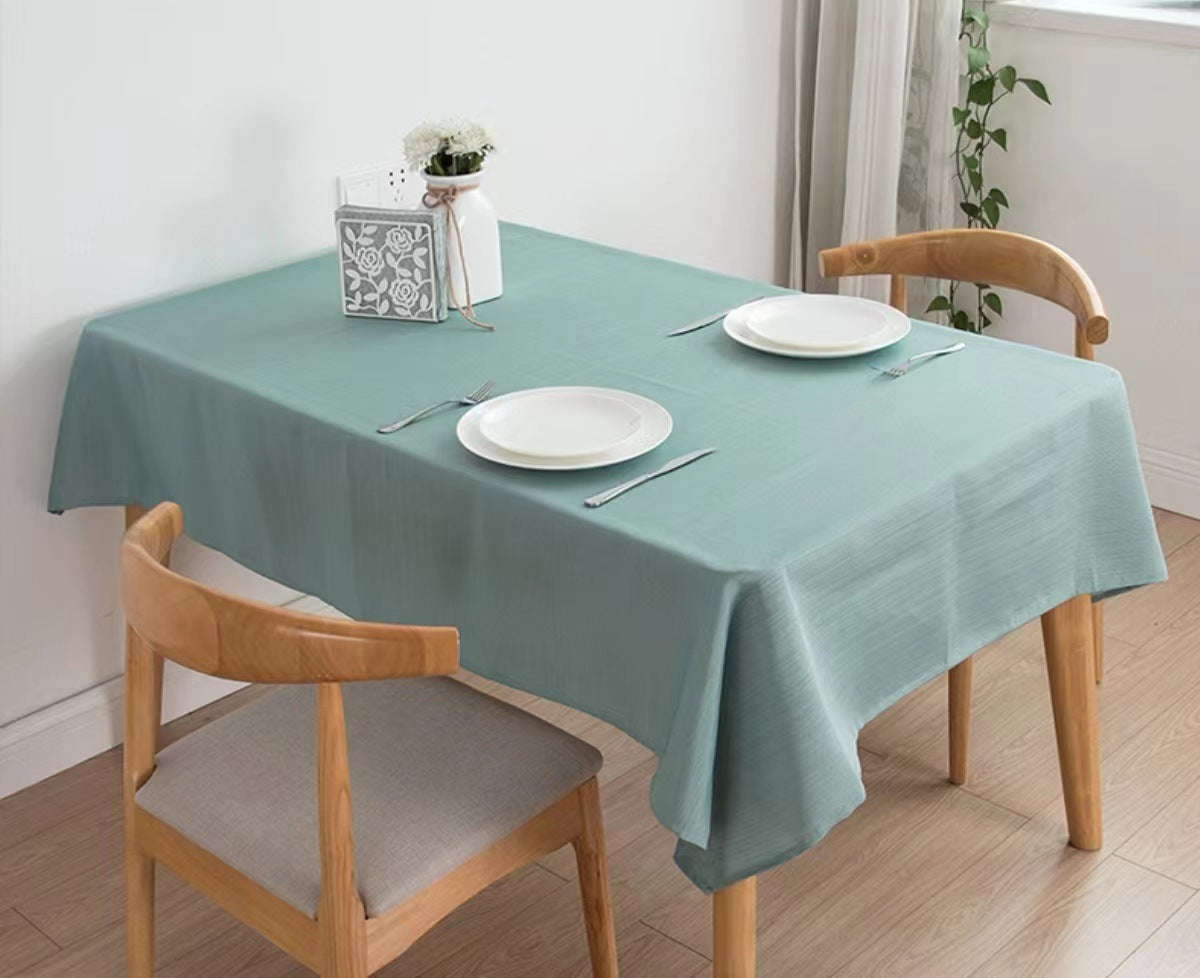 Bulk Rectangle Tablecloth Waterproof Fabric Decorative Table Cover for Dining Kitchen Wholesale