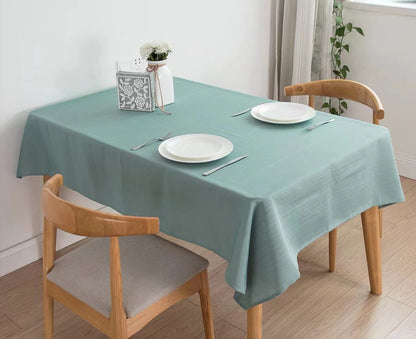 Bulk Rectangle Tablecloth Waterproof Fabric Decorative Table Cover for Dining Kitchen Wholesale