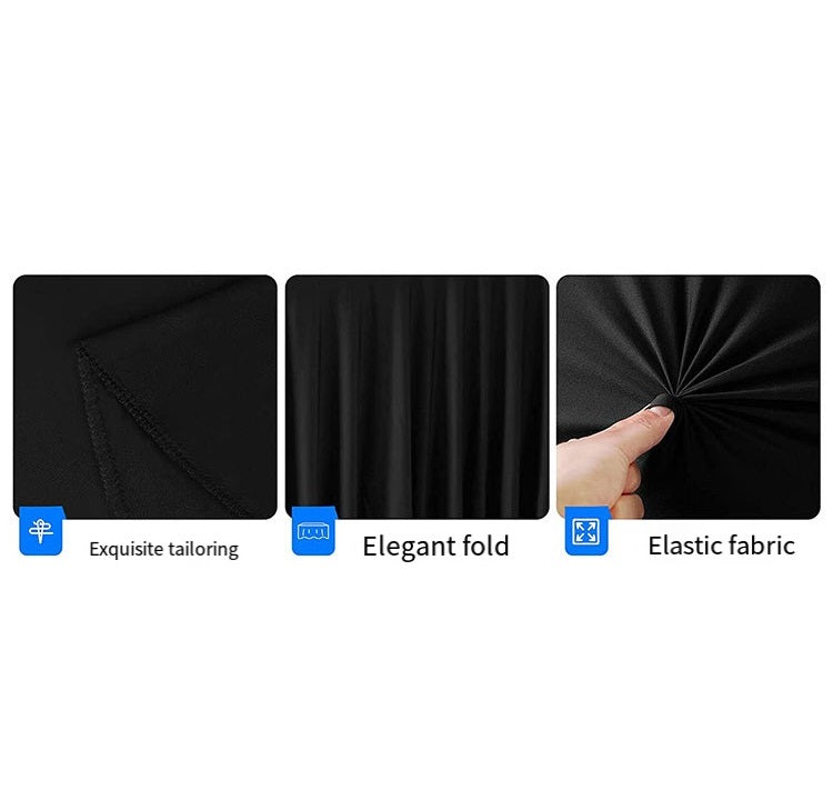 Bulk Rectangle Wrinkle Resistant Table Clothes Elastic Table Cover for Banquets Weddings Party Wholesale