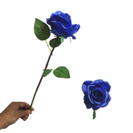 Wedding Outdoor Garden Floral Backdrop Exclusive Rose Stems - 16" Bendable Silk Decor for Venue Styling