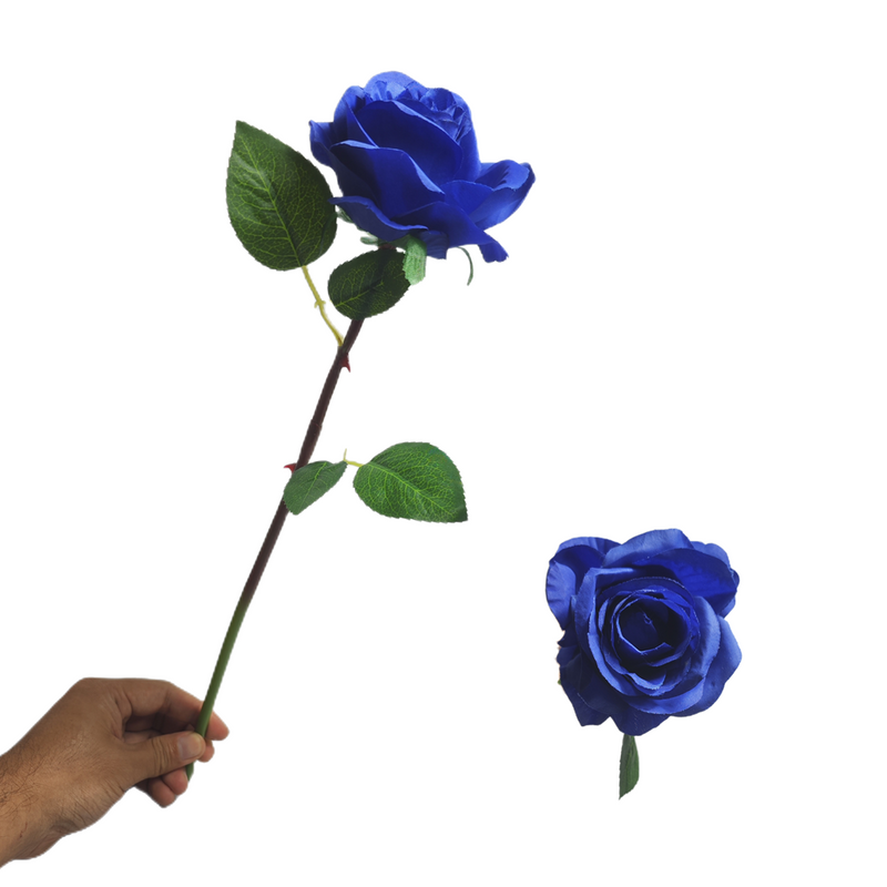 10 Pcs Artificial Silk Rose Stems, 12 Inch, Red, Wholesale Bouquet Flowers