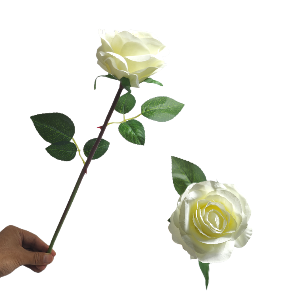 Wedding Outdoor Garden Floral Backdrop Exclusive Rose Stems - 16" Bendable Silk Decor for Venue Styling