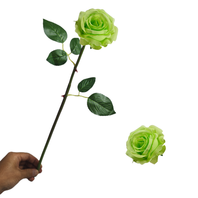 10 Pcs Artificial Silk Rose Stems, 12 Inch, Red, Wholesale Bouquet Flowers