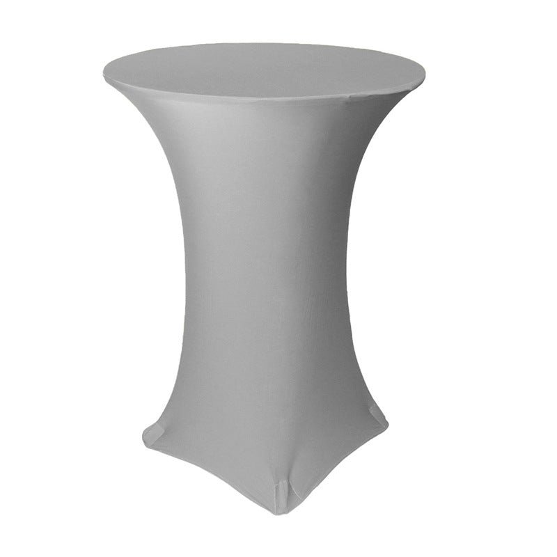 Bulk Round Elastic Tablecloth for Bar Wedding Cocktail Party Banquet Table Cover Wholesale