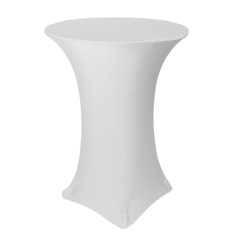 Bulk Round Elastic Tablecloth for Bar Wedding Cocktail Party Banquet Table Cover Wholesale