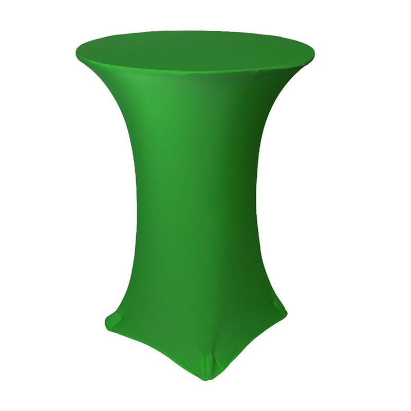 Bulk Round Elastic Tablecloth for Bar Wedding Cocktail Party Banquet Table Cover Wholesale