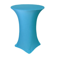 Bulk Round Elastic Tablecloth for Bar Wedding Cocktail Party Banquet Table Cover Wholesale