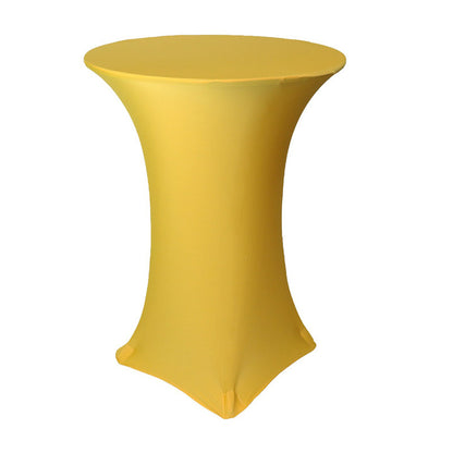 Bulk Round Elastic Tablecloth for Bar Wedding Cocktail Party Banquet Table Cover Wholesale