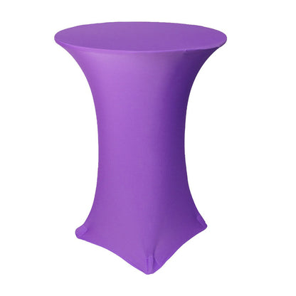 Bulk Round Elastic Tablecloth for Bar Wedding Cocktail Party Banquet Table Cover Wholesale