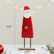 Santa Claus Snowman Elk Wool Felt Tabletop Centerpiece Decorations Christmas Ornaments Bulk Set
