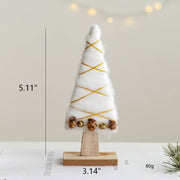 Santa Claus Snowman Elk Wool Felt Tabletop Centerpiece Decorations Christmas Ornaments Bulk Set