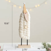 Santa Claus Snowman Elk Wool Felt Tabletop Centerpiece Decorations Christmas Ornaments Bulk Set