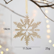 Snowflake Pendant Hanging Ornaments 12 Pcs Bulk Christmas Tree Decorations