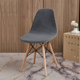 Bulk Stretch Shell Chair Cover Velvet Washable Mid Century Modern Chair Covers for Dining Living Room Bedroom Wholesale