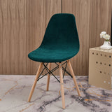 Bulk Stretch Shell Chair Cover Velvet Washable Mid Century Modern Chair Covers for Dining Living Room Bedroom Wholesale