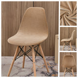 Bulk Stretch Shell Chair Cover Velvet Washable Mid Century Modern Chair Covers for Dining Living Room Bedroom Wholesale