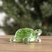 Bulk Transparent Deer and Turtle Christmas Ornaments, Clear Holiday Tabletop Decorations, Party Centerpiece Gifts, Wholesale Set