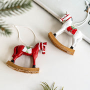 Trojan Horse Pendant Hanging Ornament Christmas Tree Decoration Bulk Party Supplies