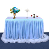 Bulk Tulle Tutu Table Skirt for Birthday Party Banquet Wedding Baby Shower Cake Dessert Tables Decorations Wholesale