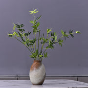 32 Inch Artificial Bamboo Leaves Stems Spray, 10 Pcs Greenery Branches for Floral Arrangements