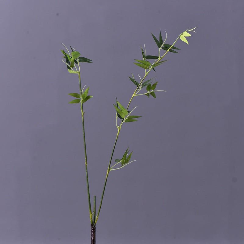 32 Inch Artificial Bamboo Leaves Stems Spray, 10 Pcs Greenery Branches for Floral Arrangements