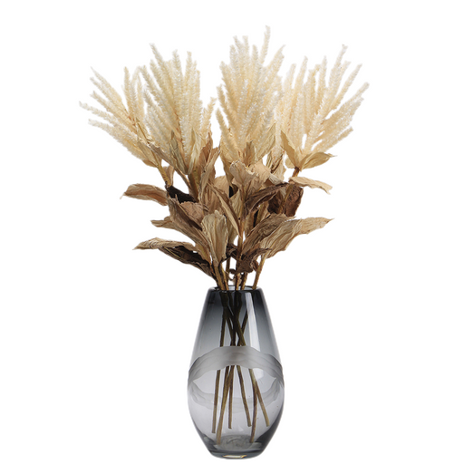 Wabi-Sabi Pampas Grass Stems 10 Pcs 24 Inch Real Touch Artificial Plants Bulk