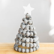 Wooden Bead Christmas Tree Tabletop Centerpiece Ornament Holiday Decoration Bulk Quantity