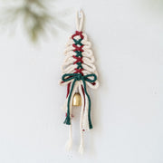 Woven Macrame Christmas Tree Wall Hanging Ornament Bohemian Style Bulk Wholesale