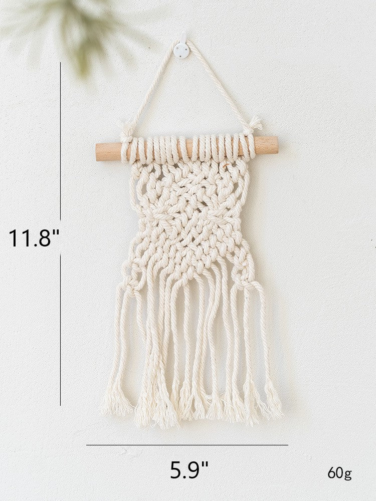 Woven Macrame Christmas Tree Wall Hanging Ornament Bohemian Style Bulk Wholesale