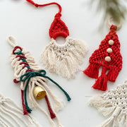 Woven Macrame Christmas Tree Wall Hanging Ornament Bohemian Style Bulk Wholesale