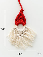 Woven Macrame Christmas Tree Wall Hanging Ornament Bohemian Style Bulk Wholesale