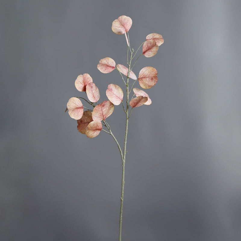 19 Inch Artificial Eucalyptus Stems 10 Pcs Autumn Winter Tones for Home Wedding Decor