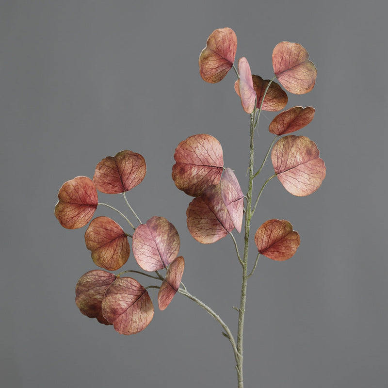19 Inch Artificial Eucalyptus Stems 10 Pcs Autumn Winter Tones for Home Wedding Decor