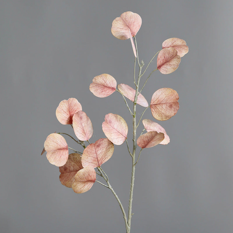 19 Inch Artificial Eucalyptus Stems 10 Pcs Autumn Winter Tones for Home Wedding Decor